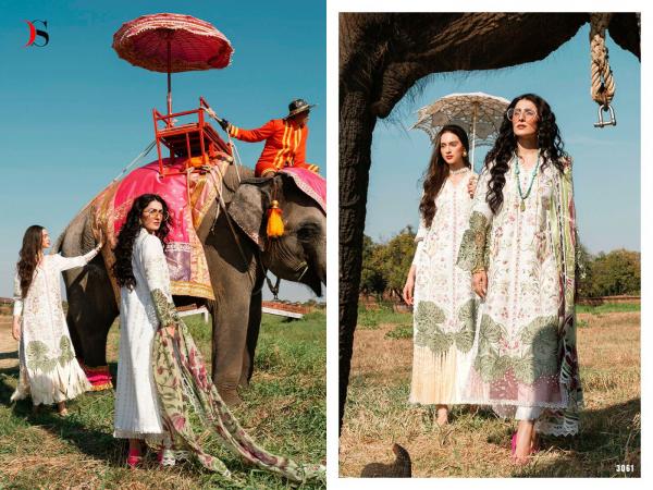 Deepsy Mushq Luxury Lawn 23 Cotton Dupatta Pakistani Suit Collection